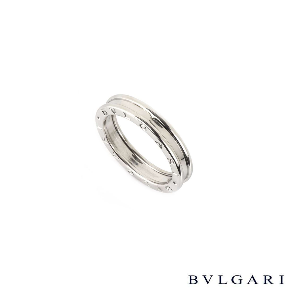 Bvlgari 18k White Gold B Zero1 Ring Size 65 An Rich Diamonds